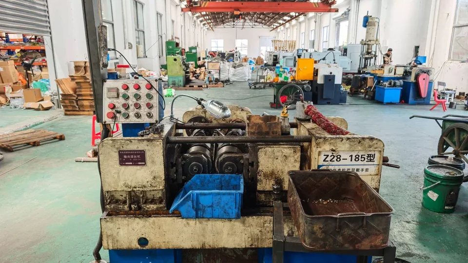 Partner manufacturing workshop at a fastener facility