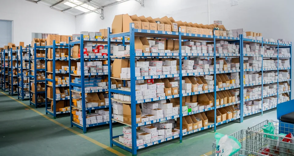 Storage area at a partner fastener facility