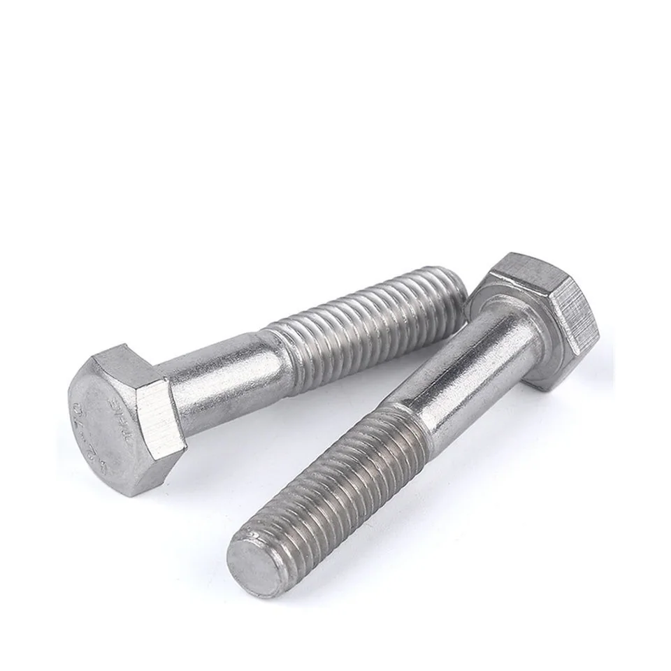 Product reference image for Partial-thread hex head bolts; final specification and availability require quotation