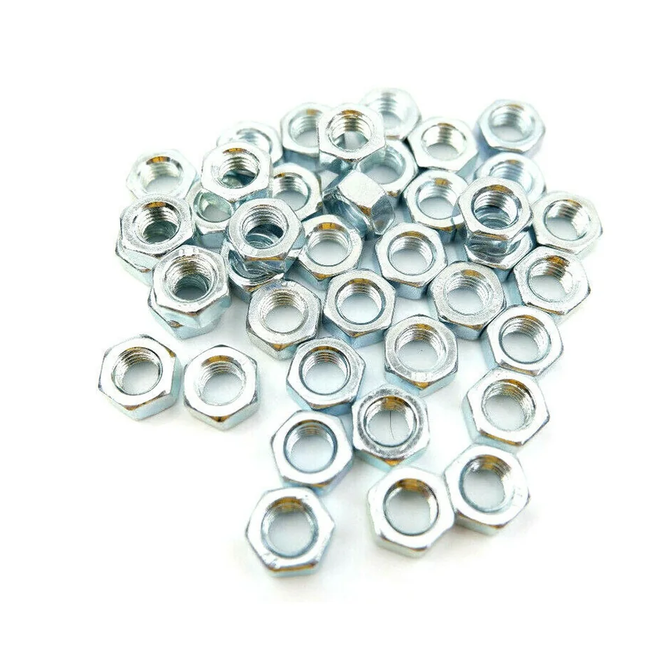 Product reference image for Metric hex nuts; final specification and availability require quotation