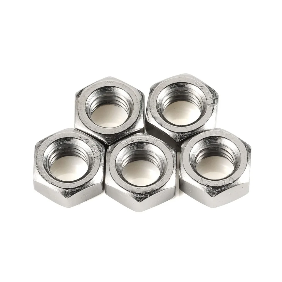 Product reference image for Stainless steel hex nuts; final specification and availability require quotation