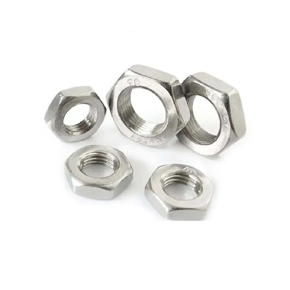 Product reference image for Thin hex jam nuts; final specification and availability require quotation