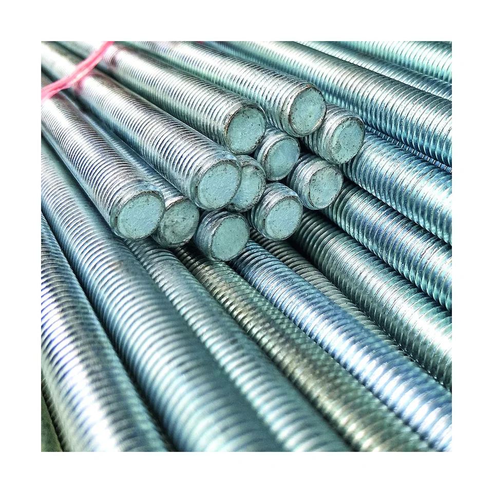 Product reference image for Inch-series carbon-steel threaded rods; final specification and availability require quotation