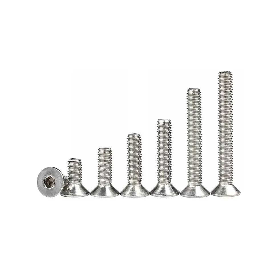 Product reference image for Hex socket countersunk head screws; final specification and availability require quotation