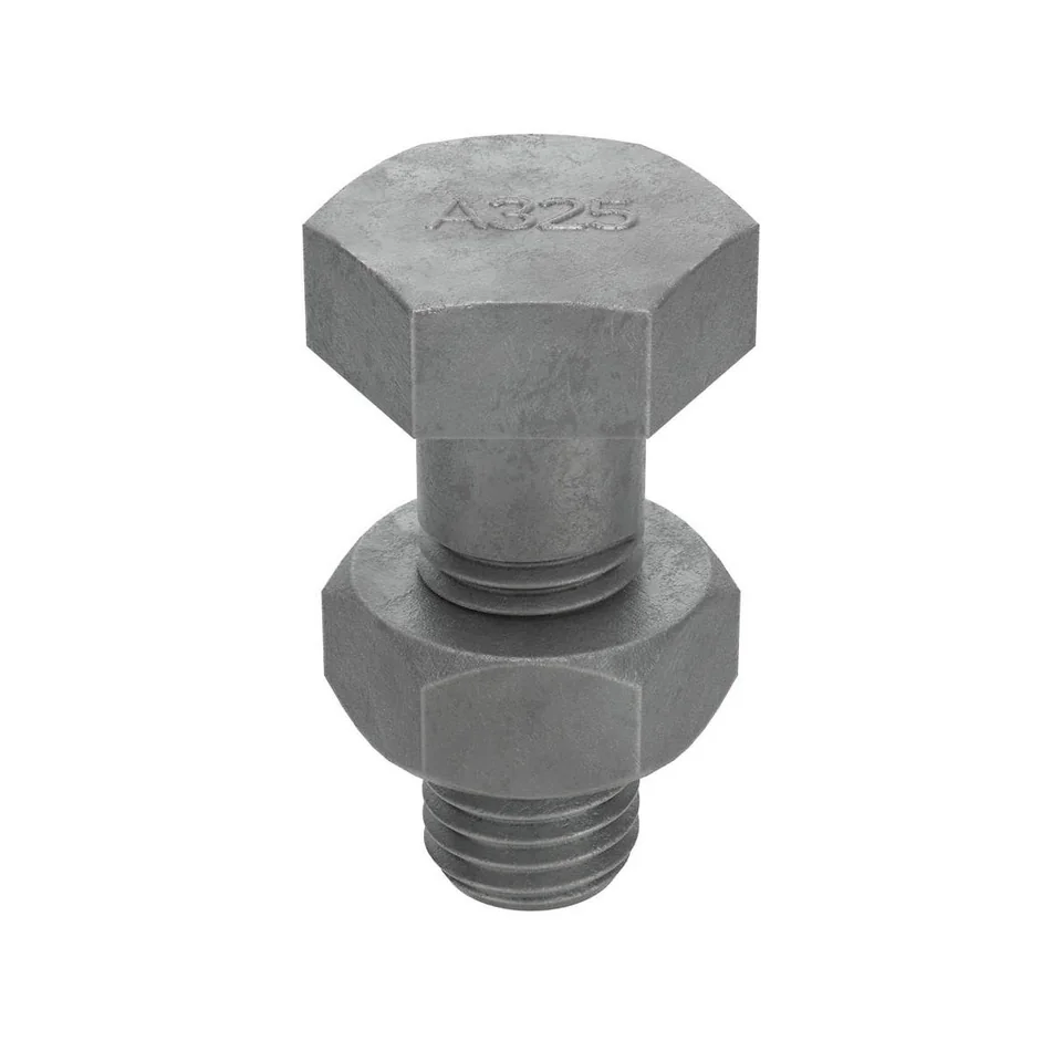 Product reference image for Hot-dip galvanized ASTM F3125 Grade A325 structural bolt assemblies; final specification and availability require quotation